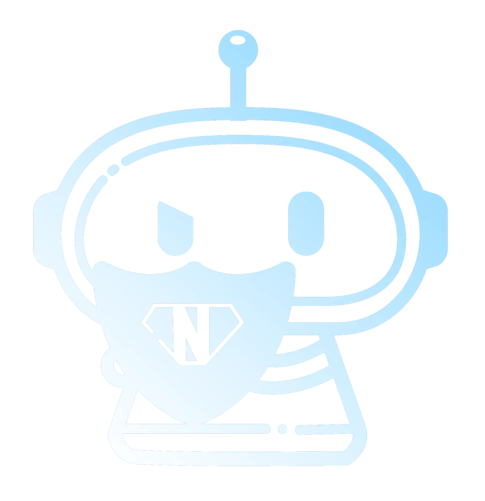 Naptic mascot robot waving